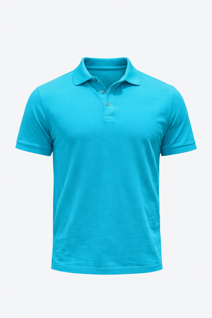 Bright Blue Polo