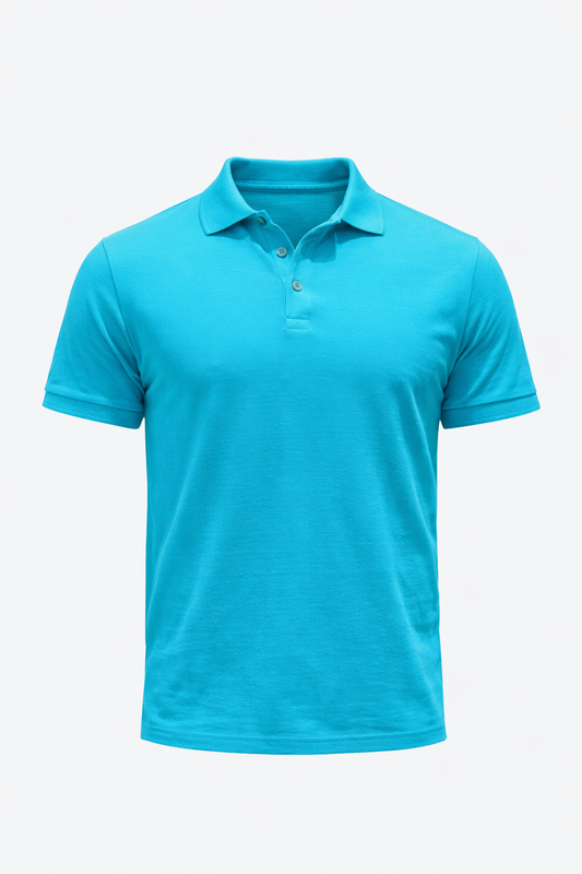 Bright Blue Polo