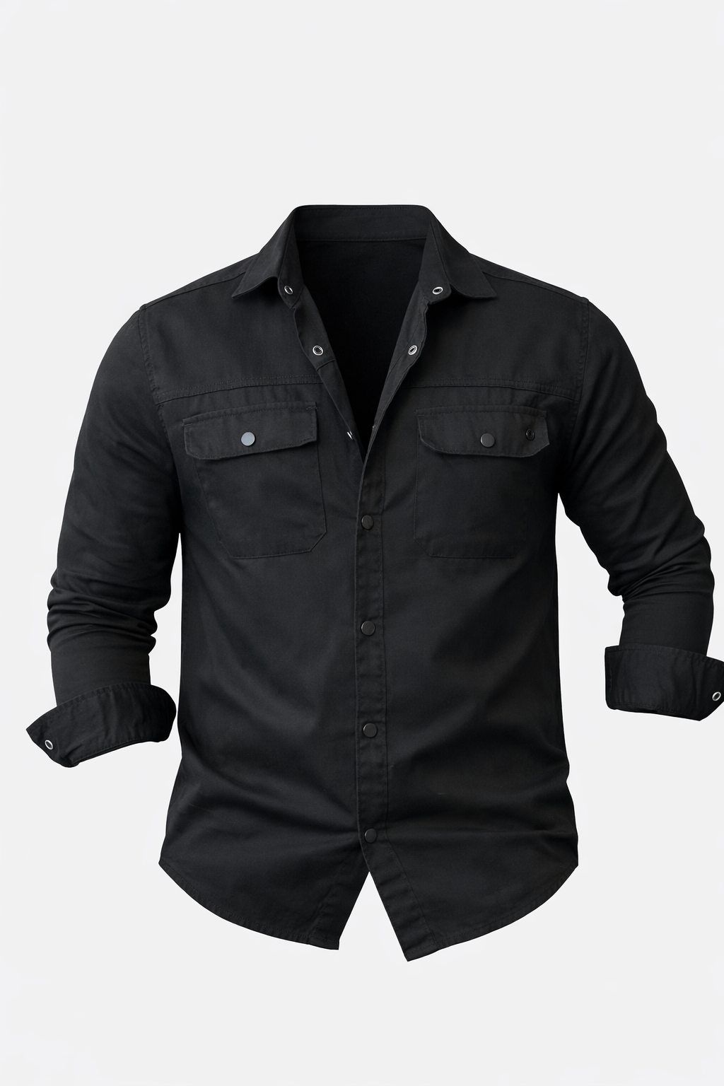Black Denim Shirt
