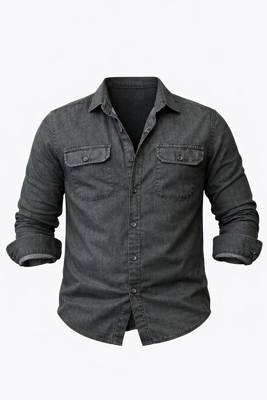 Black Denim Shirt