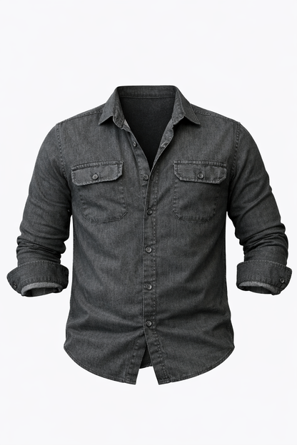 Black Denim Shirt
