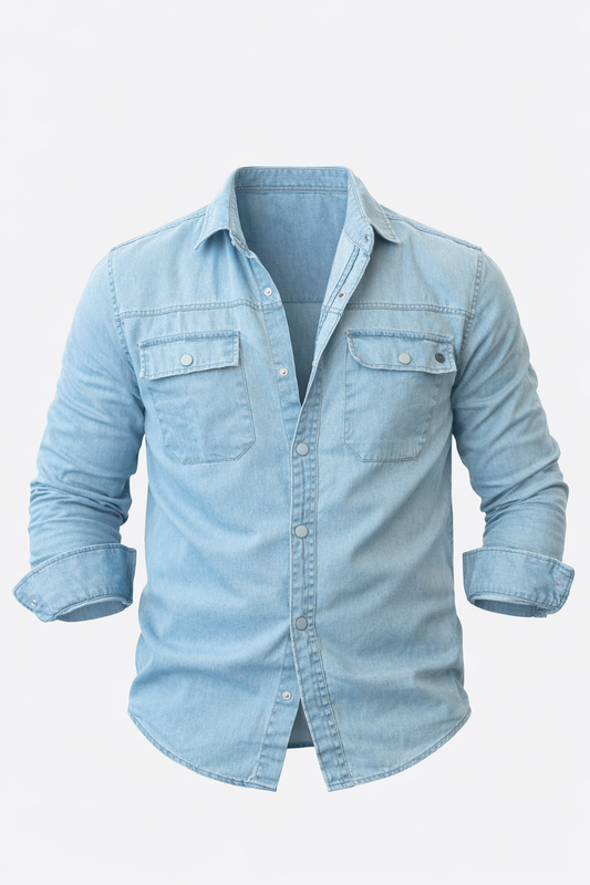 Light Blue Denim Shirt