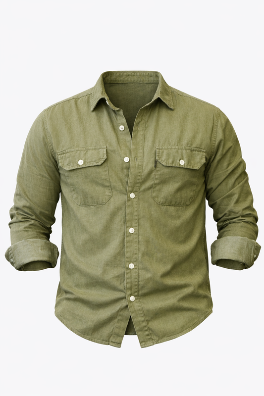 Green Long Sleeve Shirt