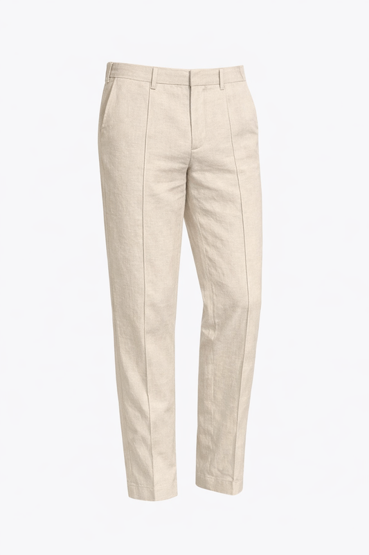 Light Beige Linen Pants
