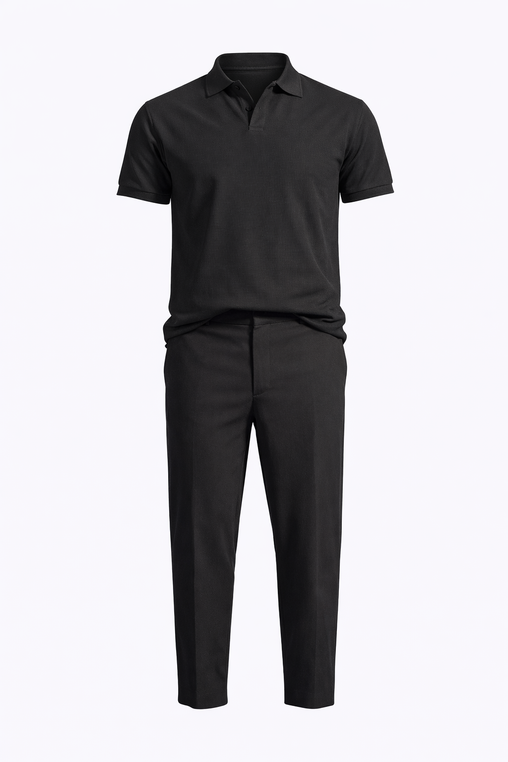 Black Polo Set