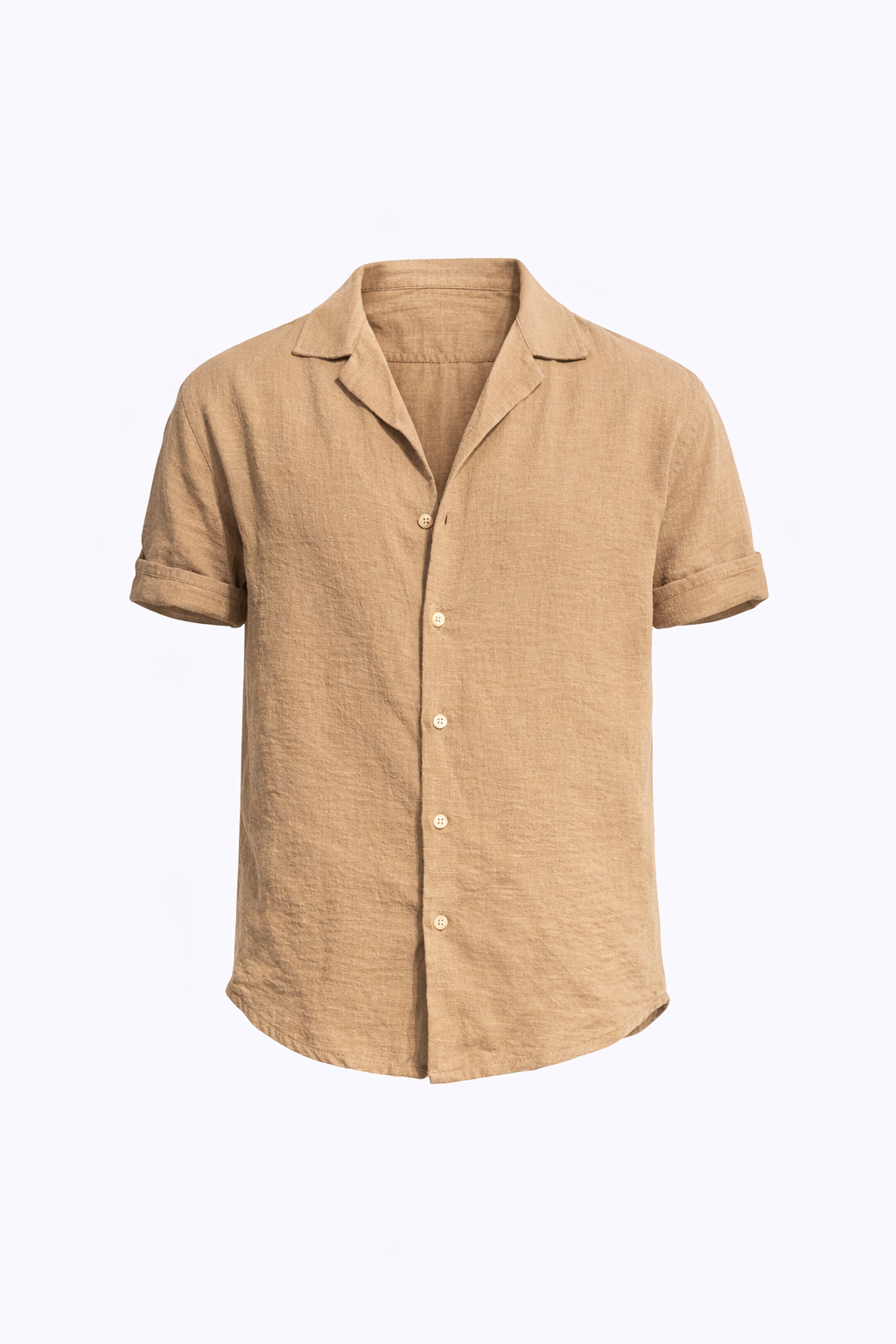 Beige Linen Shirt