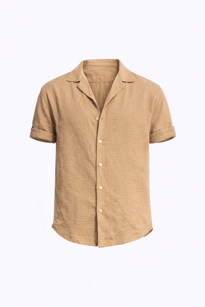 Beige Linen Shirt