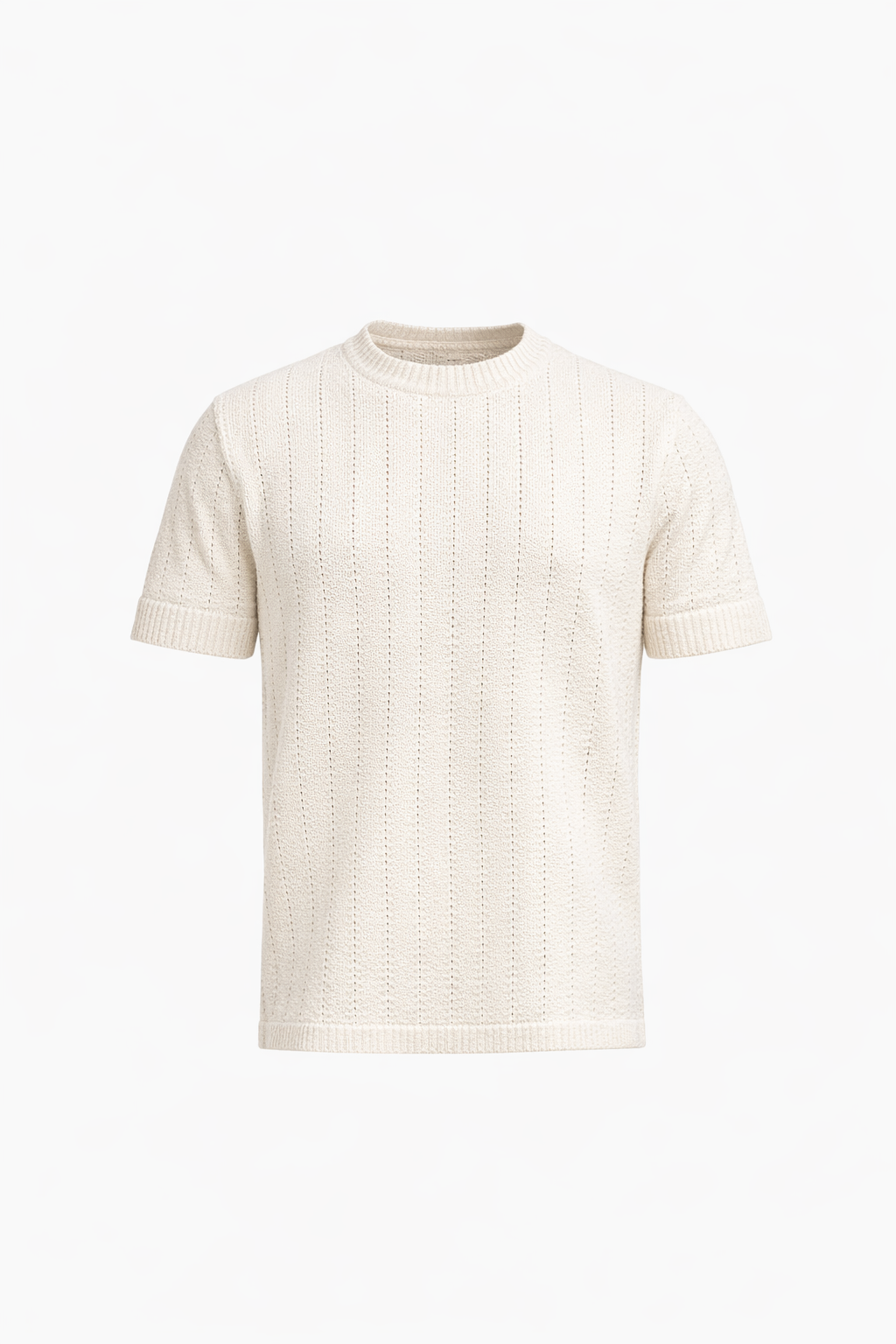 White Round Neck T-Shirt