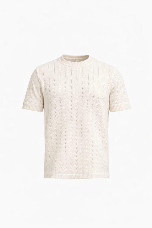 White Round Neck T-Shirt