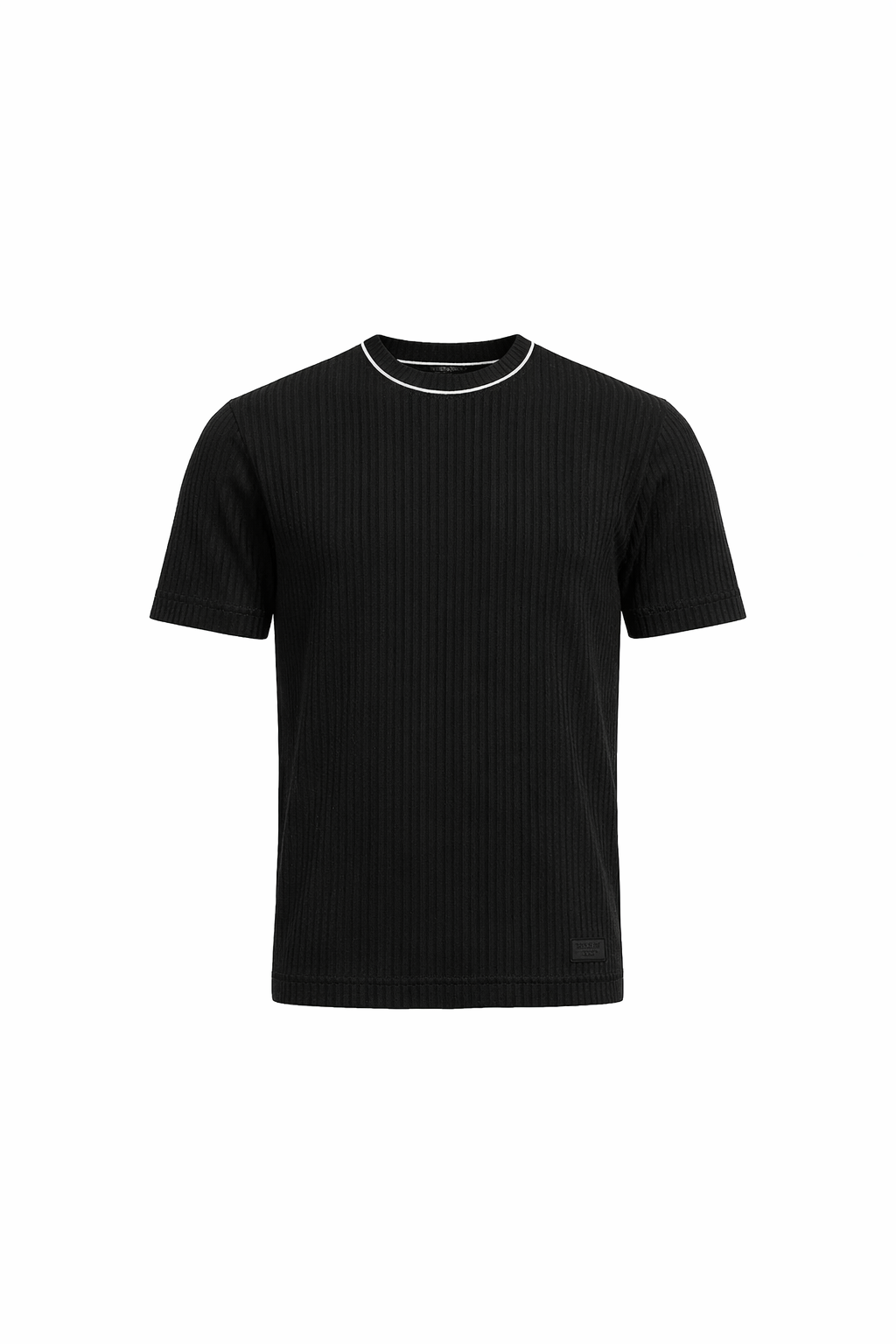 Black Round Neck T-Shirt