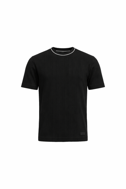 Black Round Neck T-Shirt