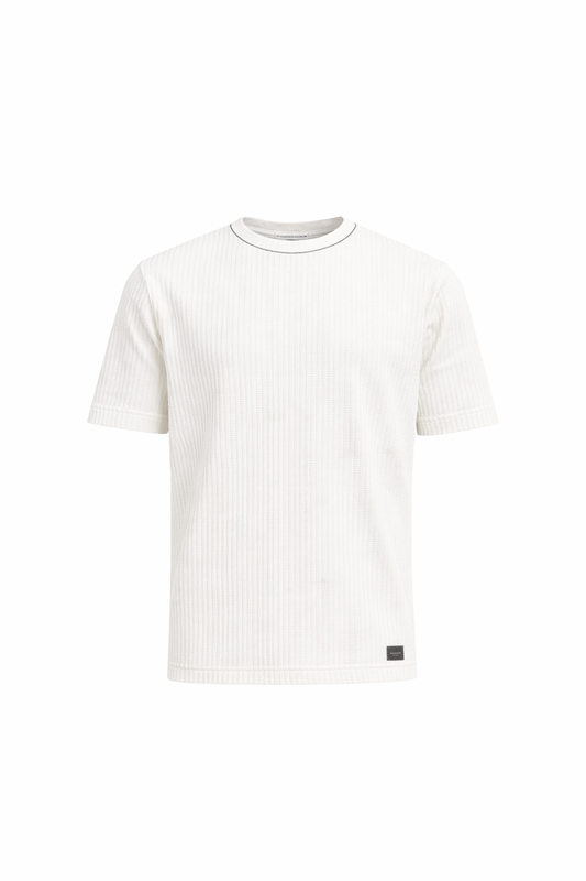 White Round Neck T-Shirt