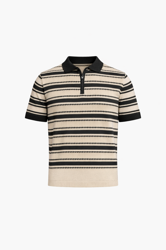 Green & Beige Polo