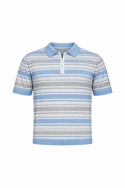 Blue & Grey Polo