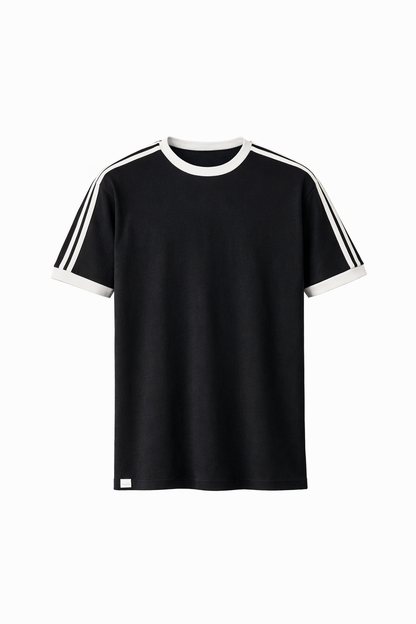 Black Round Neck Set