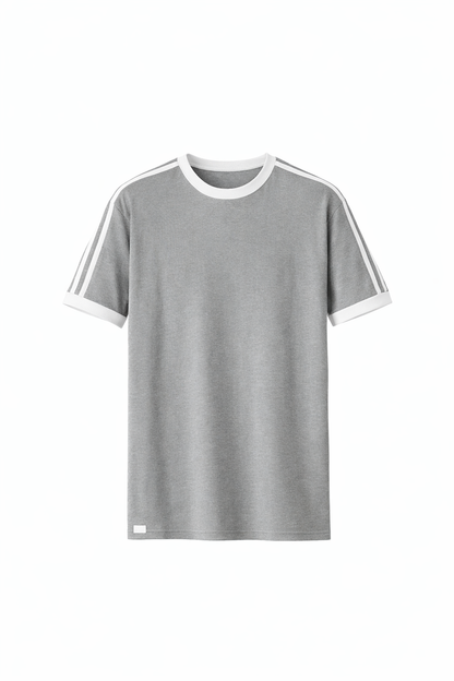 Grey Round Neck Set