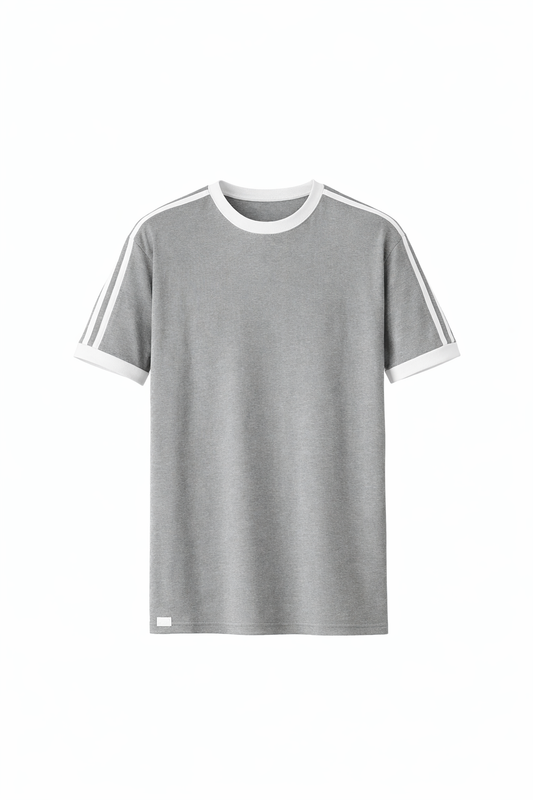 Grey Round Neck Set