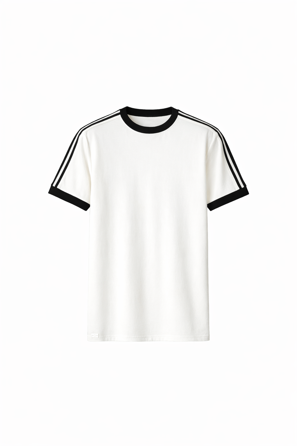 White Round Neck Set