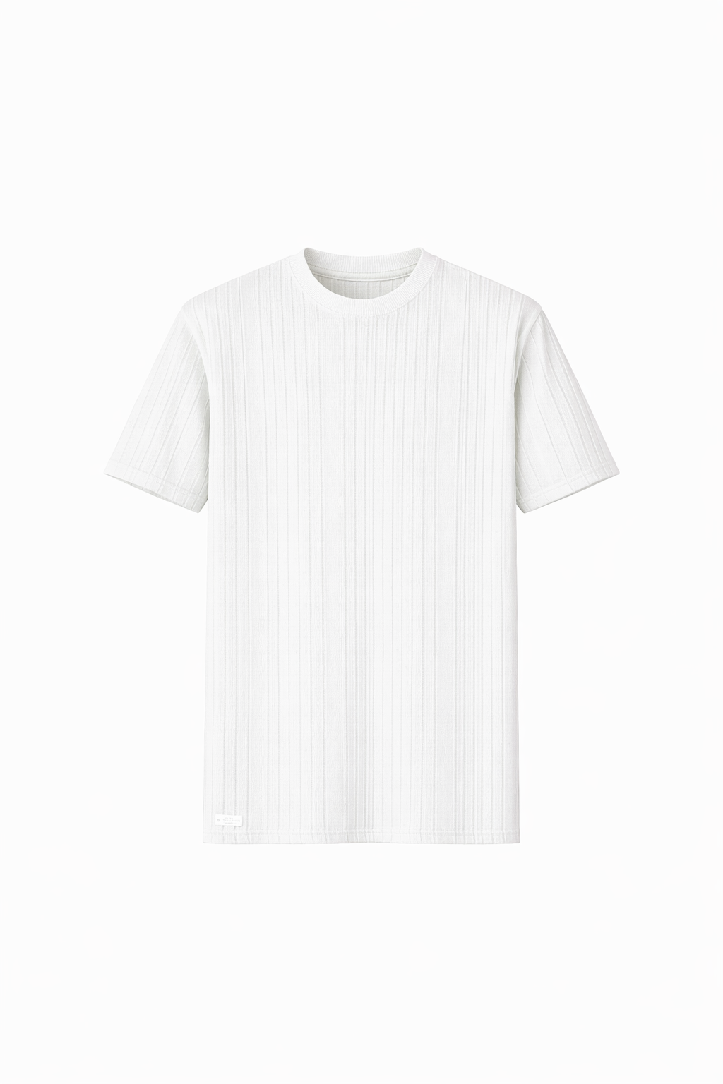 White Round Neck T-Shirt