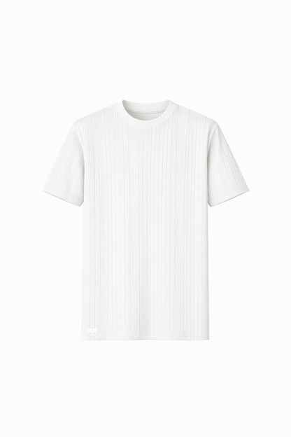 White Round Neck T-Shirt