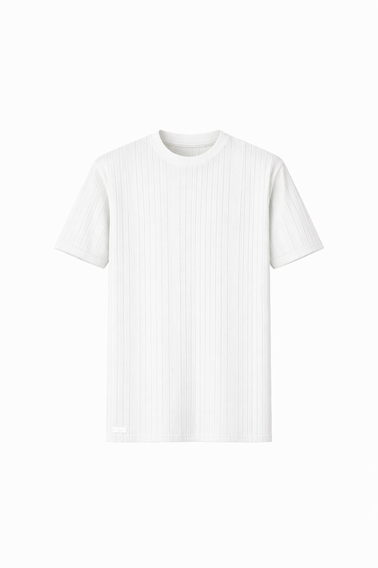 White Round Neck T-Shirt