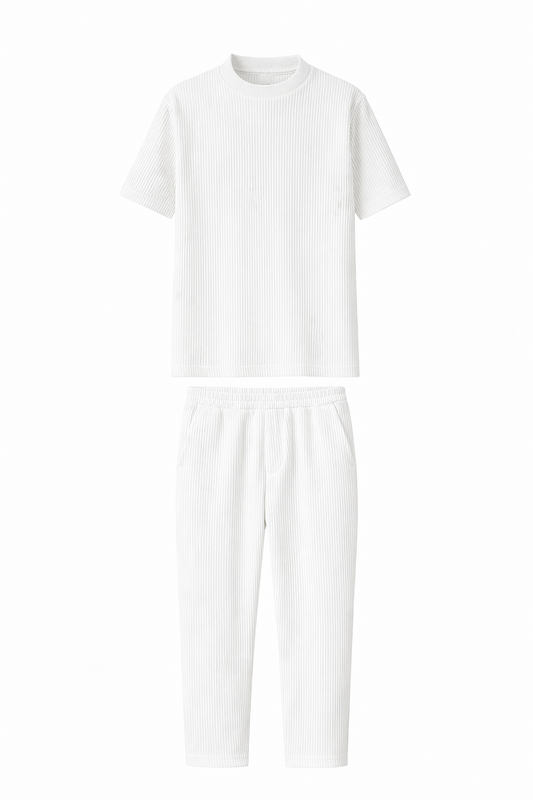 White T-shirt Set