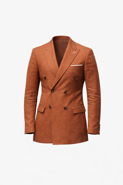 Brick Color Dobetti Blazer