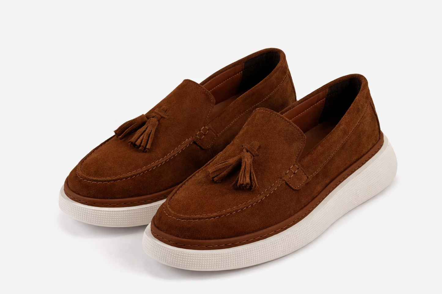 Brown Chamois Loafers