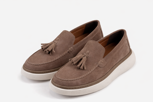 Brown Chamois Loafers