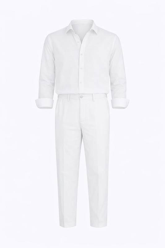 White Long Sleeve Set