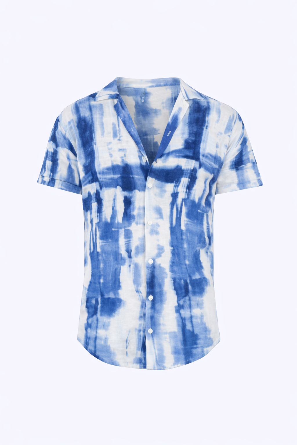 Blue & White Patterned Shirt