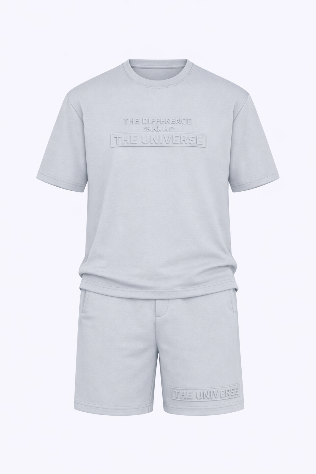 T-Shirt & Short Set In Grey