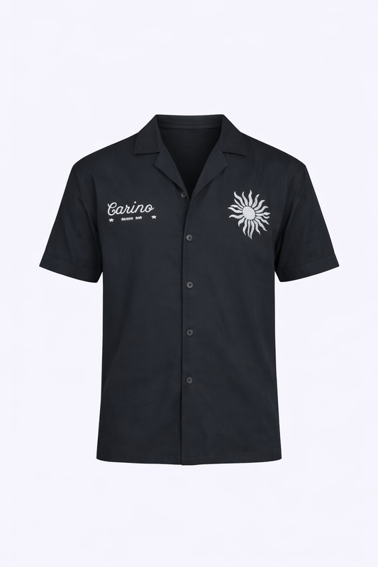 Black Shirt With Pattern