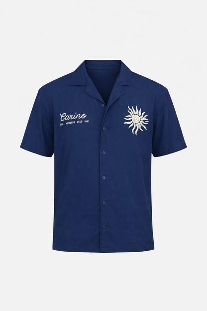 Blue Shirt With Pattern