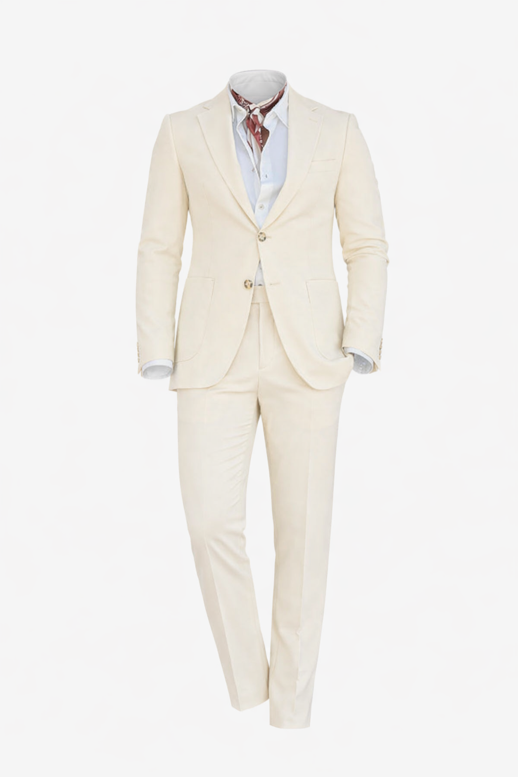 Turkish Suit In Cream Color