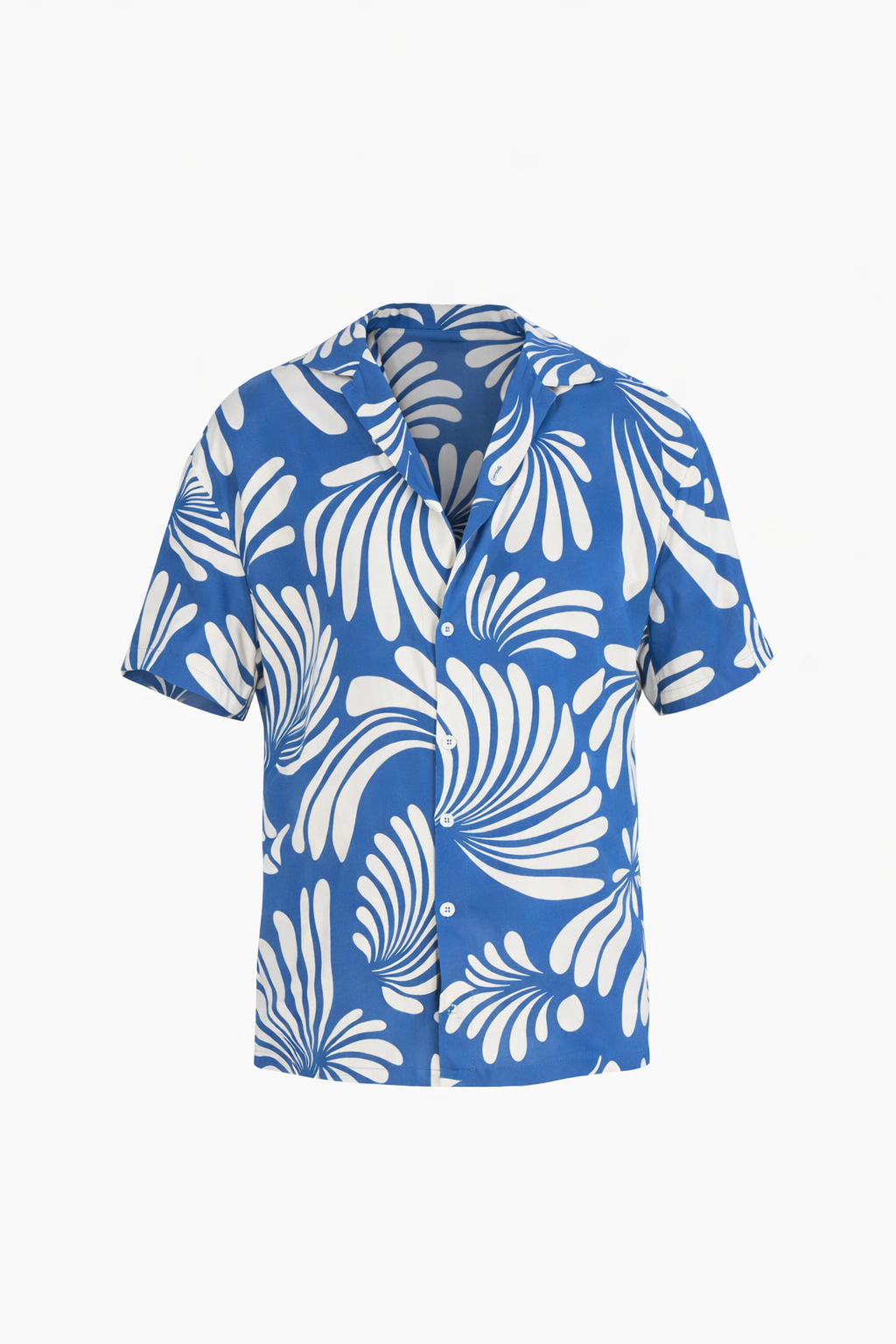 Blue & White Floral Shirt