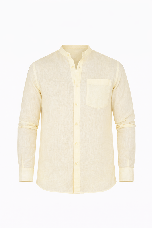 Butter Yellow Lenin Shirt