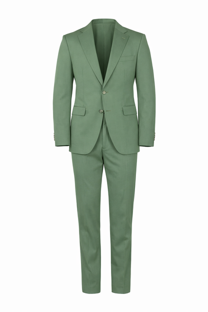 Green Casual Suit