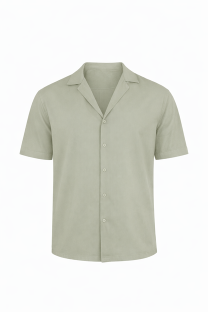 Light Green Half Sleeve Shirt