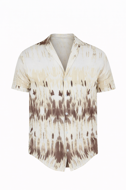 Brown & Beige Shirt