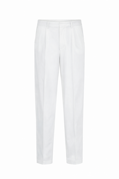 White Casual Pants