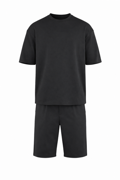 T-shirt & Short Black Set