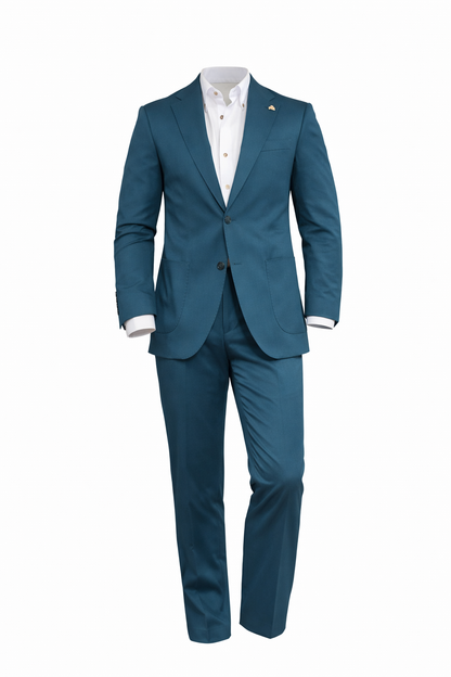 Teal Color Suit
