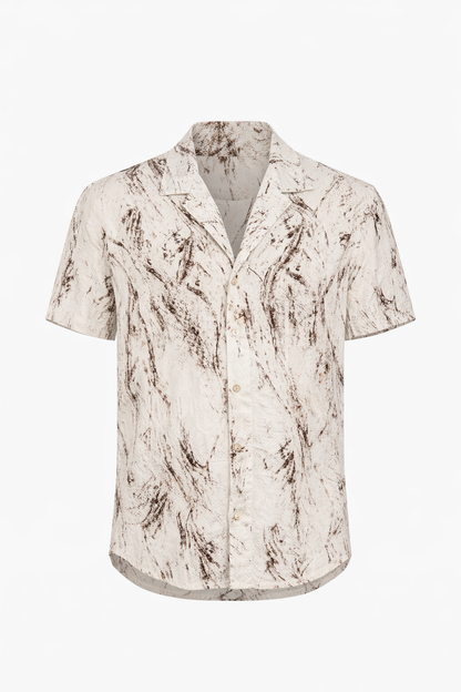 Floral Brown/Beige Chemise
