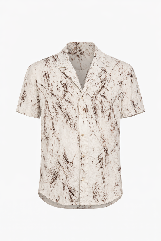 Floral Brown/Beige Chemise