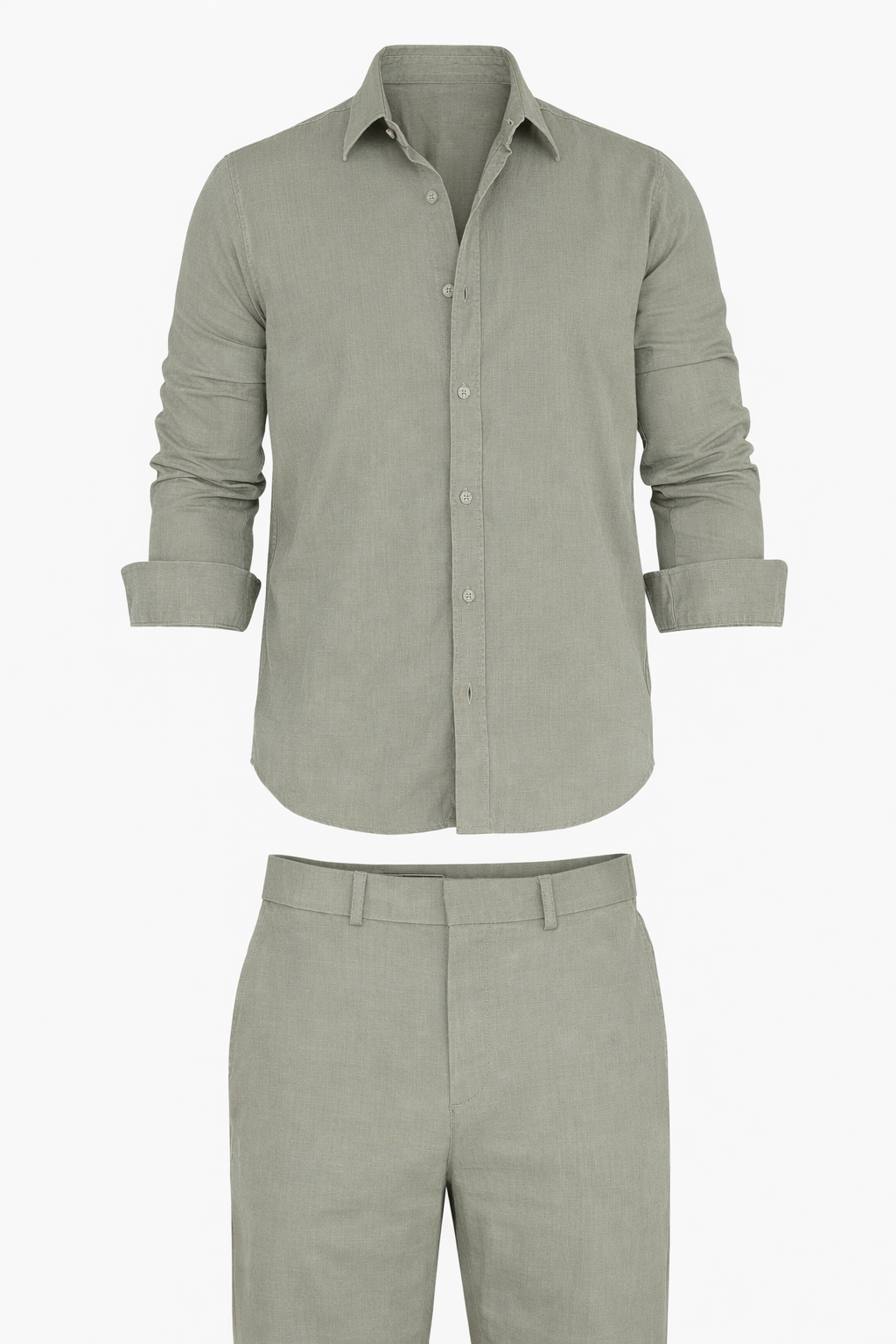 Olive Green Chemise Set
