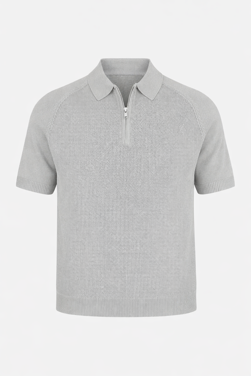 Olive Green Half Zip Polo