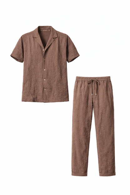 Brown Chemise Set