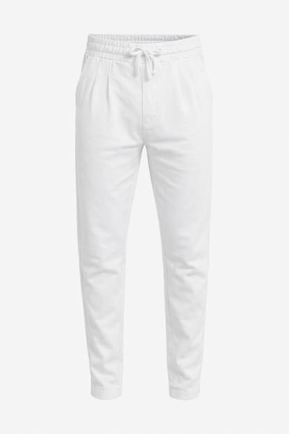White Cotton Pants