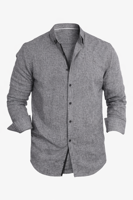 Dark Grey Linen Shirt
